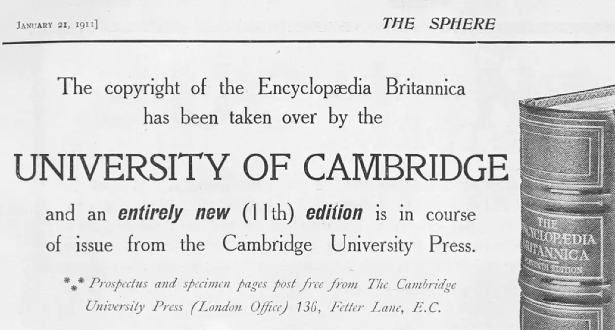 Ad for Encyclopaedia Britannica